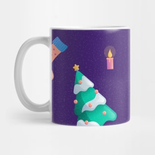 Socks, Ball, Candle, Light, Christmas, Holiday, Tree Gift Mug